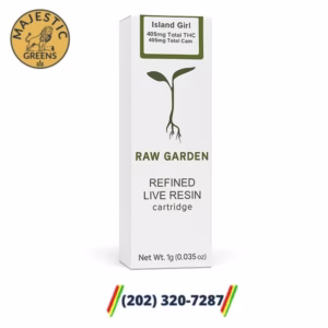 high-Quality Raw Garden Island Girl Cannabis Vape Cartridges