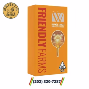 Friendly Farms Vape Cartridge Orange Sunset